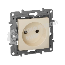 Розетка 2К винты, сл. кость ETIKA 