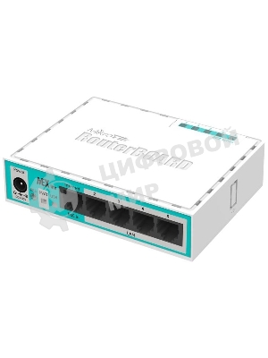 Маршрутизатор MikroTik RB750r2 hEX lite 5x10/100 Mbps