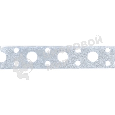 Лента перфорированная вентиляц. Сибртех прямая, 0,55 мм, LP V, 1,7 см х 25 м, цинк