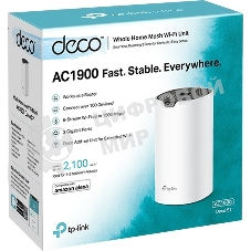 Бесшовный Mesh роутер TP-Link Deco S7 (DECO S7(1-PACK)) AC1900 10/100/1000BASE-TX белый