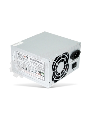 Блок питания CROWN CM-PS400W (20+4in, 80мм FAN, SATA*2, PATA(big Molex)*4, FDD*1, 4+4pin, Lines 1x12V OEM)