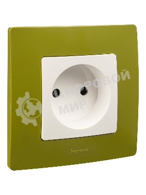 Розетка 2К винт., защ.шт., белый ETIKA Розетка 2К винт., защ.шт., белый