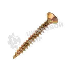 Саморез универсальный Kranz 4х30, желтый цинк, пакет (1000 шт/уп)