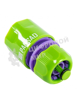 Соединитель пластмассовый быстросъемный для шланга Palisad 1/2