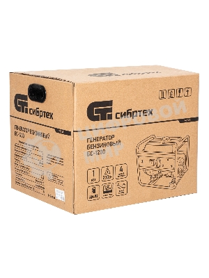 Электрогенератор бензиновый Сибртех БС-1200, 1 кВт, 95 дБ, 24 кг