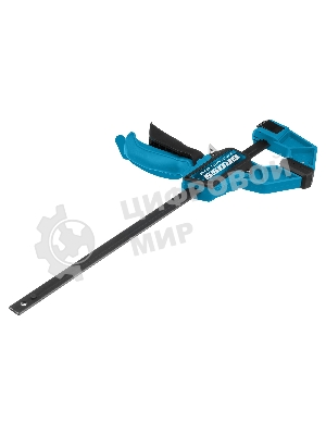 Струбцина Gross 20702 реечная быстрозаж. пистолет. пошаг.механизм пл. корпус 300мм