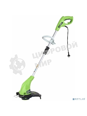 Триммер электрический GREENWORKS GST5033 21217 нижний двигатель 500Вт леска 1.6мм 33см