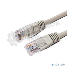 Кабель патч-корд, Filum FL-U5-1M U/UTP 5e cat. 1м, 26AWG(7x0.16 мм), омедненный алюминий (CCA), PVC, серый