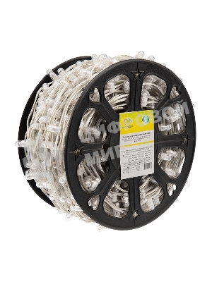 Гирлянда Neon-night LED Клип-лайт 12 V, прозрачный ПВХ, 150 мм, цвет диодов белый