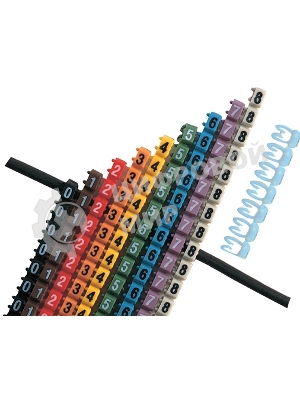 Маркер кабельный МКН комплект цифр 