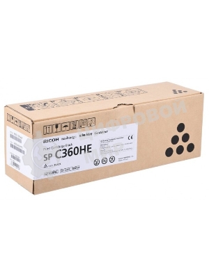 Картридж лазерный Ricoh SP C360HE черный для SP C360DNw/SP C360SNw/SP C360SFNw/SP C361SFNw 7000 страниц.