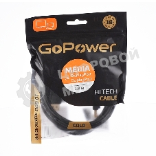 Кабель а/в GoPower Длина 1.8 м Разъемы DisplayPort (m)-DisplayPort (m) черный 00-00028932