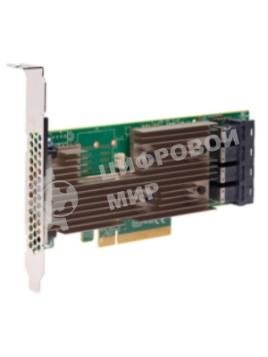 Контроллер SAS 9305-16i SGL (05-25703-00) PCI-E 3.0 x8, 16port int 12Gb/s, SAS/SATA HBA