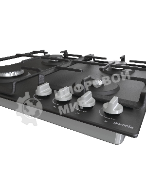 Газовая варочная панель Gorenje G641EXB, 4 конфорки, металл, черный