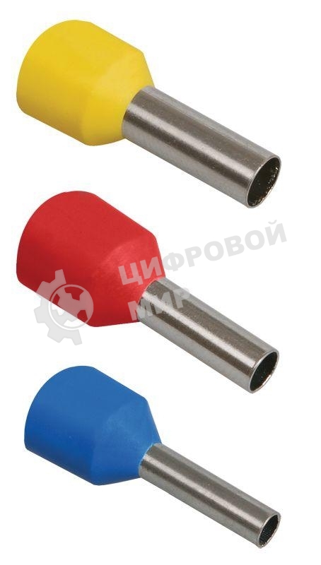 Наконечник-гильза изол. Е0508 (уп. 100 шт) IEK UGN10-D05-02-08
