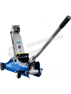 Домкрат Зубр 43058-2гидравлический подкатной t55 2т 80-380мм профессионал