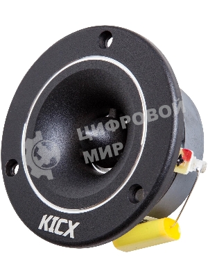 Колонки автомобильные Kicx DTC 36 ver.2 (без решетки) 80Вт 103дБ 4Ом 7.2 см (3 дюйм) (ком.: 2кол.) твитер однополосные