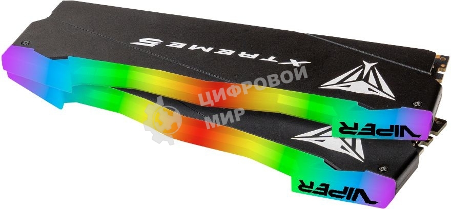 Оперативная память Patriot Viper Xtreme 5, DDR5, 48GB (2x24GB), 7600MHz, CL36, DIMM, с радиаторами, RGB, черный