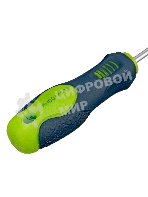 Отвертка Сибртех, SL3,0 х 100 мм, CrV, двухкомпонентная рукоятка