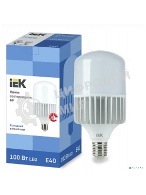 Лампа светодиодная IEK LLE-HP-100-230-65-E40 HP 100Вт 230В 6500К E40