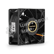 Вентилятор для корпуса ExeGate EX09238B3P-24 черный, 92 мм, 5000 об/мин, 56.3 дБ, 3 pin