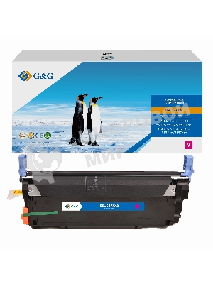 Картридж лазерный G&G GG-C9733A C9733A пурпурный (12000стр.) для HP CLJ 5500/5500n/5500dn/5500hdn/5500dtn/5550/5550n/5550dtn/5550hdn
