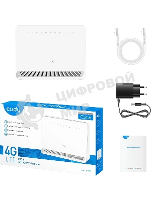 Маршрутизатор AC1200 Wi-Fi 4G LTE Cat 6 Gigabit Router, 4 10/100/1000M RJ45 Ports, Nano SIM Slot, Quectel module inside,build-in 4G LTE modem, 300Mbps at 2.4GHz + 867Mbps at 5GHz, Internal Antennas, PPTP/L2TP/OpenVPN/WireGuard VPN, DNS over Cloudflare/Google/Quad9, DDNS, SMS, Band locking, TR069, TR111, Cudy Mesh Support