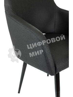Кресло Бюрократ CH-380F черный, экокожа