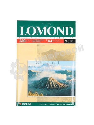 Фотобумага Lomond 0102049 A4/230г/м2/25л./белый глянцевое для струйной печати