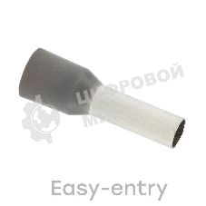 Наконечник штыревой втулочный изол. НШвИ 4.0-9 (уп. 50 шт) EKF nhvi-4.0-9