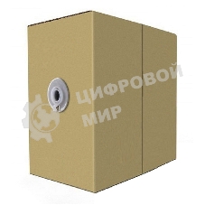 Кабель сетевой Buro BU-CCA-045 UTP 4 пары cat5E solid 0.45мм CCA 305м серый