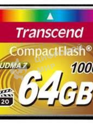 Флеш карта CF 64Gb Transcend TS64GCF1000 (1000X) 
