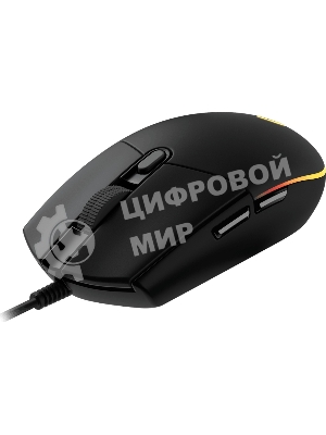 Мышь проводная Logitech G102 LIGHTSYNC черный, 8000 dpi, USB, кнопки - 6