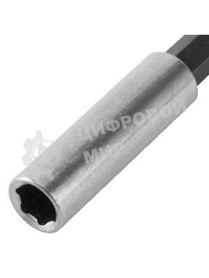 Набор бит Matrix, магнитный адаптер для бит, сталь 45Х, 7 предм., в пласт. закрытом боксе