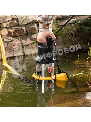 Дренажный насос Denzel DP1400X, 1400 Вт, подъем 11 м, 25000 л/ч