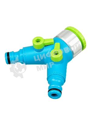 Разветвитель двухканальный LUXE Palisad с внутренней резьбой 3/4