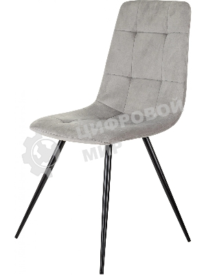 Стул для дома Бюрократ CH-K1_4 комплект 4шт св.серый Holland 09 металл черный на ножках