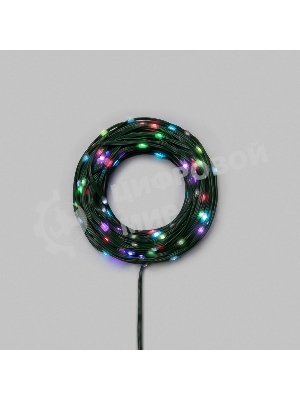 Умная гирлянда Neon-night Роса с крупными каплями 30м 300 LED RGB мягкий зеленый провод IP20 USB