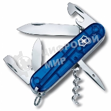 Нож перочинный Victorinox Spartan (1.3603.T2) 91мм 12функций синий полупрозрачный карт.коробка