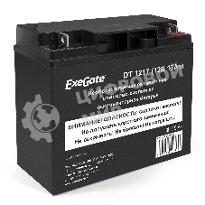 Батарея для ИБП ExeGate DT 1217 (12V 17Ah, клеммы F3 (болт М5 с гайкой))