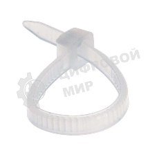 Хомут кабельный Rexant 2.5х100 нейл. белый (уп. 100 шт)