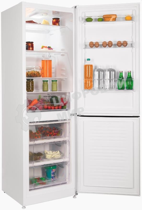 Холодильник Nordfrost NRB 132 W белый двухкамерный 205/100л морозилка снизу