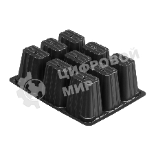 Кассета для рассады, 180х135х60 мм, 9 ячеек, полистирол, 5 шт. Россия