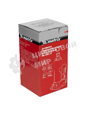 Домкрат гидравлический бутылочный Matrix, 8 т, h подъема 230–457 мм