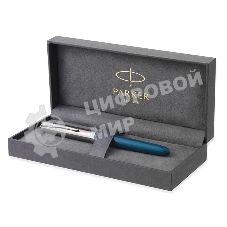 Ручка перьевая Parker 51 Core (CW2123506) Teal Blue CT, F, сталь нержавеющая, подарочная коробка