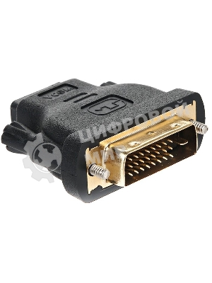 Переходник VCOM HDMI 19F to DVI-D 25M позолоченные контакты VAD7818