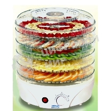 Сушка для фруктов и овощей Аксион Т 33 5под. 190Вт белый