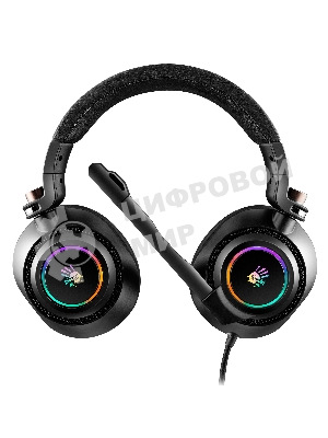 Гарнитура Bloody G580 чёрный, проводная, подсветка