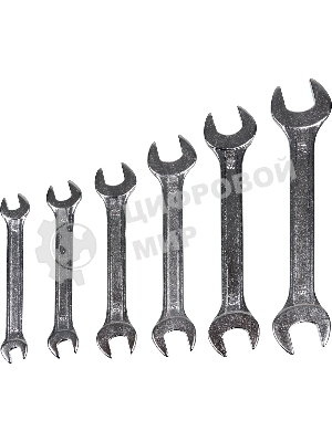 Набор рожковых ключей 6 шт. 6 - 17 73/6/5/3 ВИХРЬ