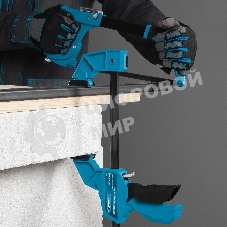 Струбцина Gross 20702 реечная быстрозаж. пистолет. пошаг.механизм пл. корпус 300мм